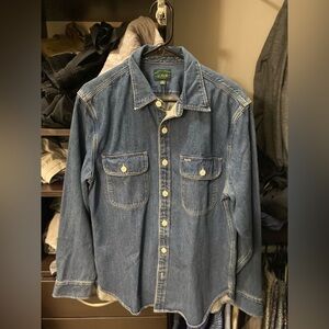 J.Crew NWT Heavyweight 10 oz. Denim Workshirt